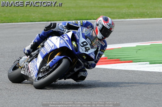 2009-05-09 Monza 1478 Superbike - Qualifyng Practice - David Checa - Yamaha YZF R1